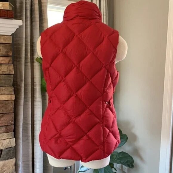 Eddie Bauer Red Goose Down Puffer Vest Size XS - Picture 2 of 4